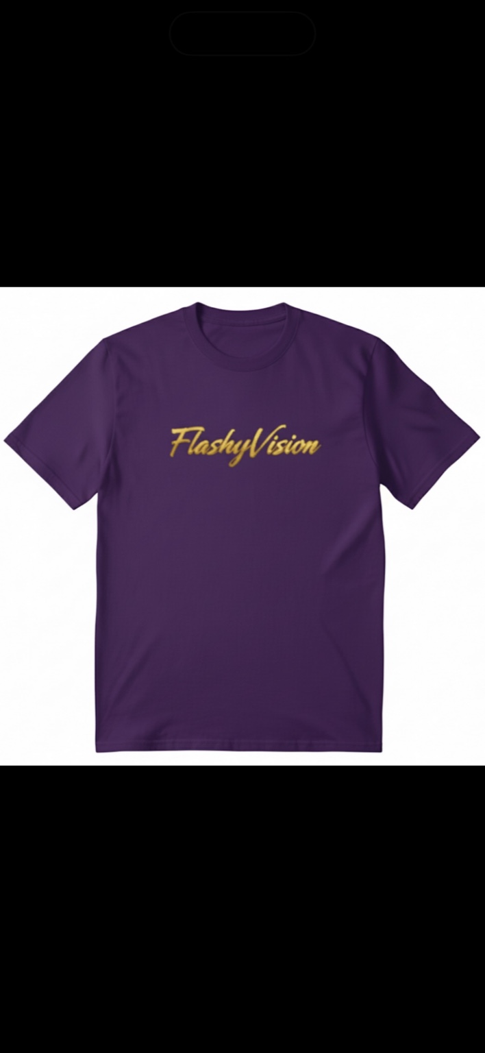 Purple FlashyVision Signature Tee