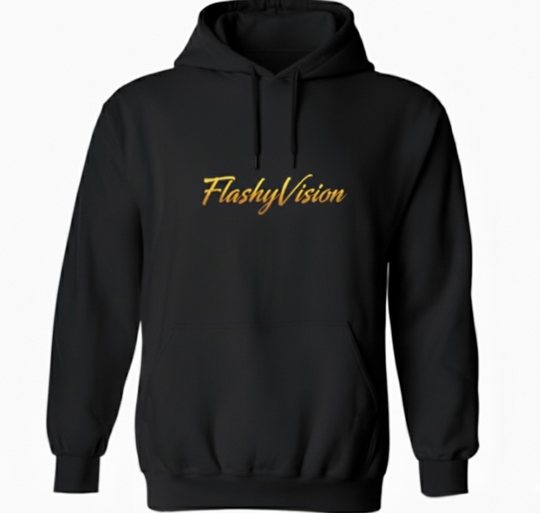 Black FlashyVision Signature Hoodie