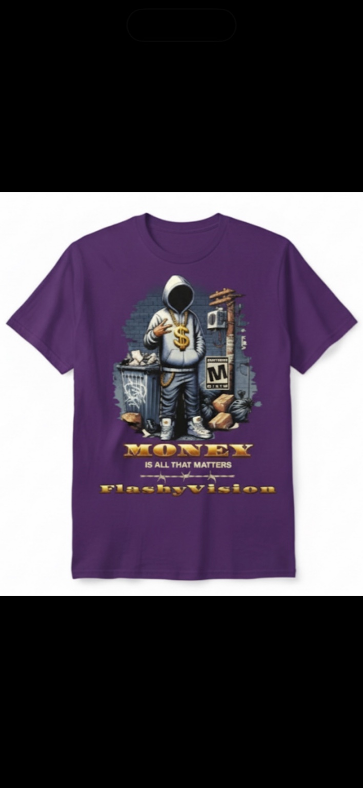 Purple Money Is All That Matters Tee