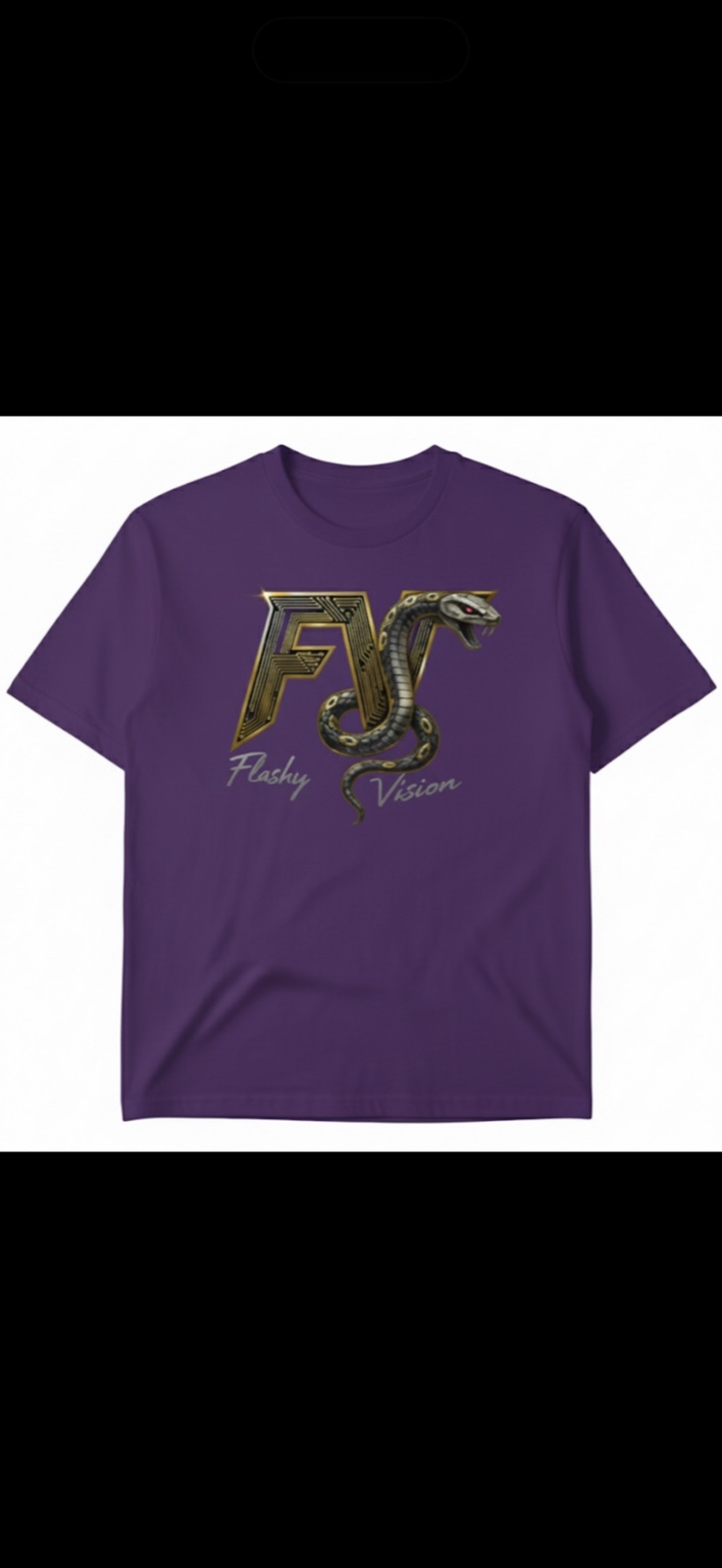 Purple FV Snake Tee