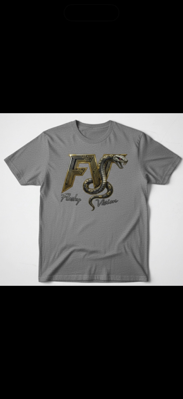 Gray FV Snake Tee