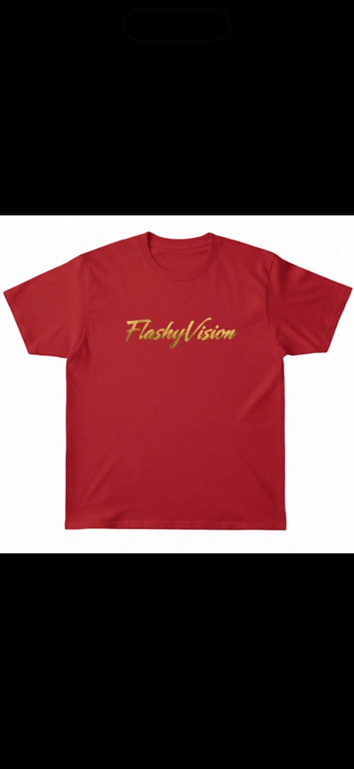 Red FlashyVision Signature Tee