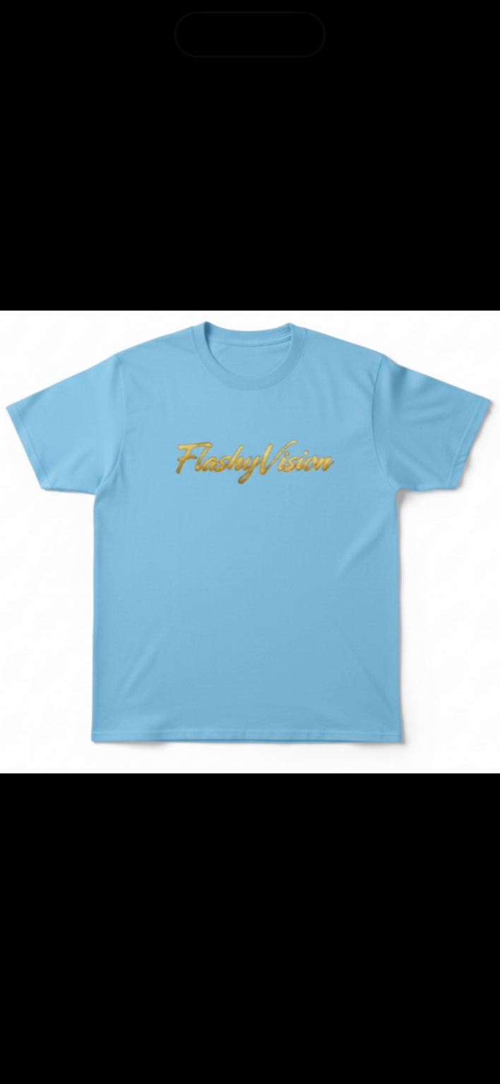Light Blue FlashyVision Signature Tee