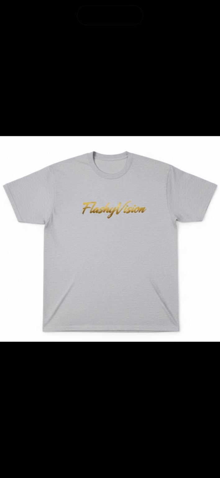 Gray FlashyVision Signature Tee