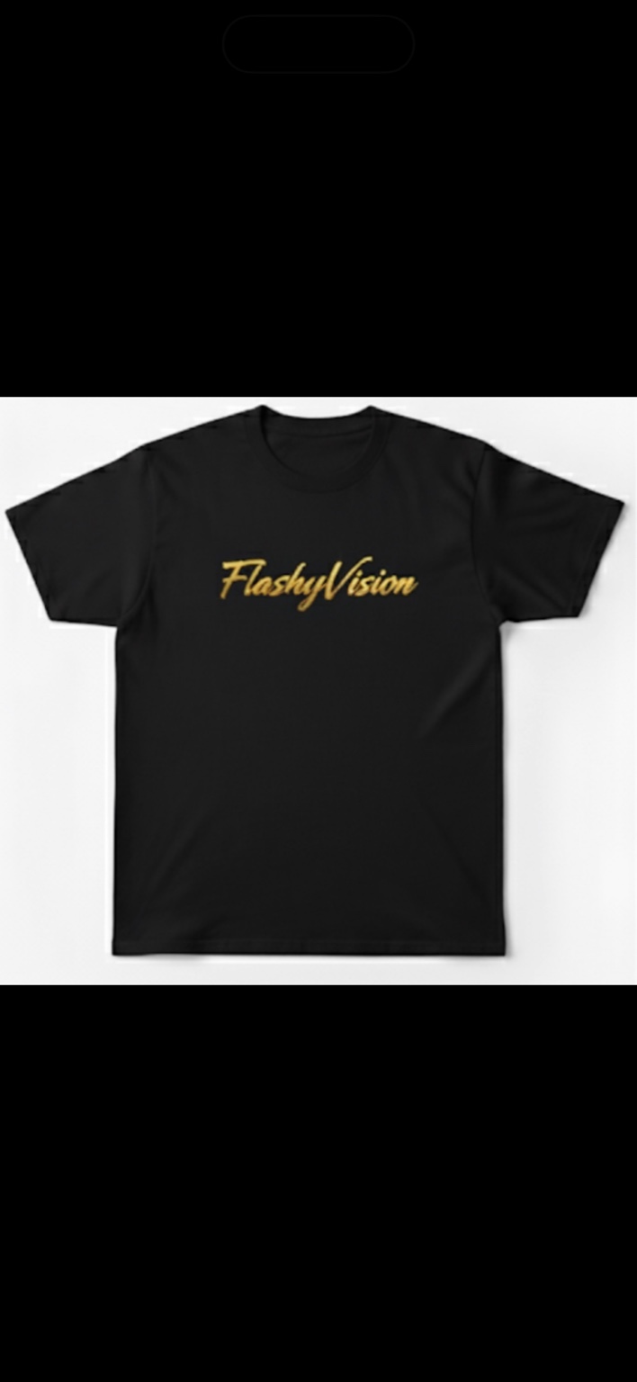 Black FlashyVision Signature Tee