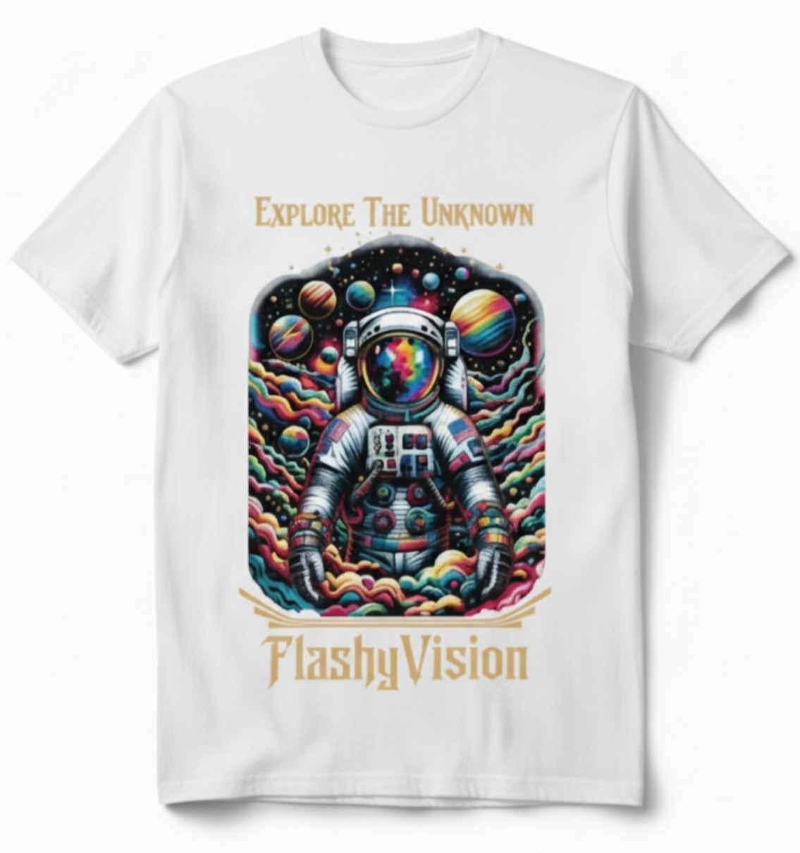 White Explore The Unknown Tee