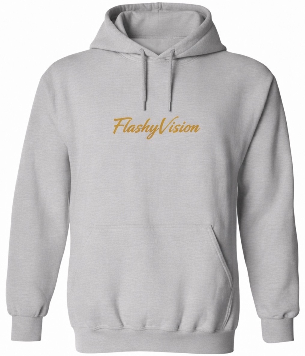 Gray FlashyVision Signature Hoodie